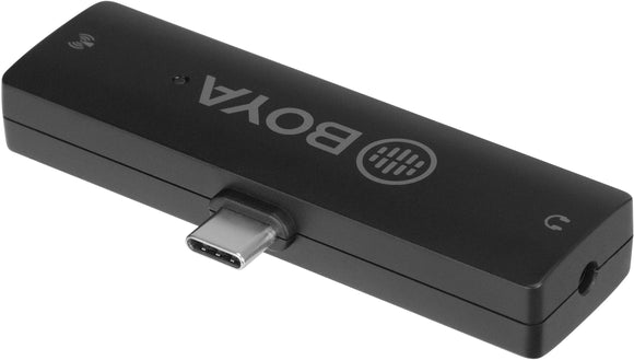 Microphone numérique sans fil Boya, USB Type-C (2,4 GHz) « BY-XM6-S5 » (jaune fluo 0,18 €)