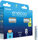 Rechargeable batteries PANASONIC ENELOOP AAA 800 mAh 8 szt (BK-4MCDE/8HH)