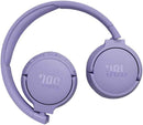 Casque sans fil supra-auriculaire JBL avec réduction du bruit, violet
