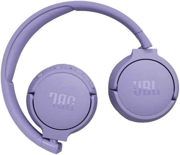 Casque sans fil supra-auriculaire JBL avec réduction du bruit, violet