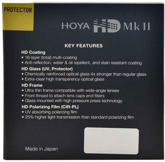 Filtre Hoya Protector HD Mk II 52 mm