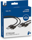 Câble Speedlink Stream PS5 (SL-460100-BK)