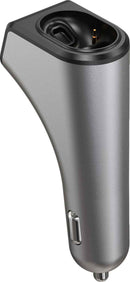 Chargeur voiture Platinet 2xUSB 3,1A + écouteurs Bluetooth Duos (44639)