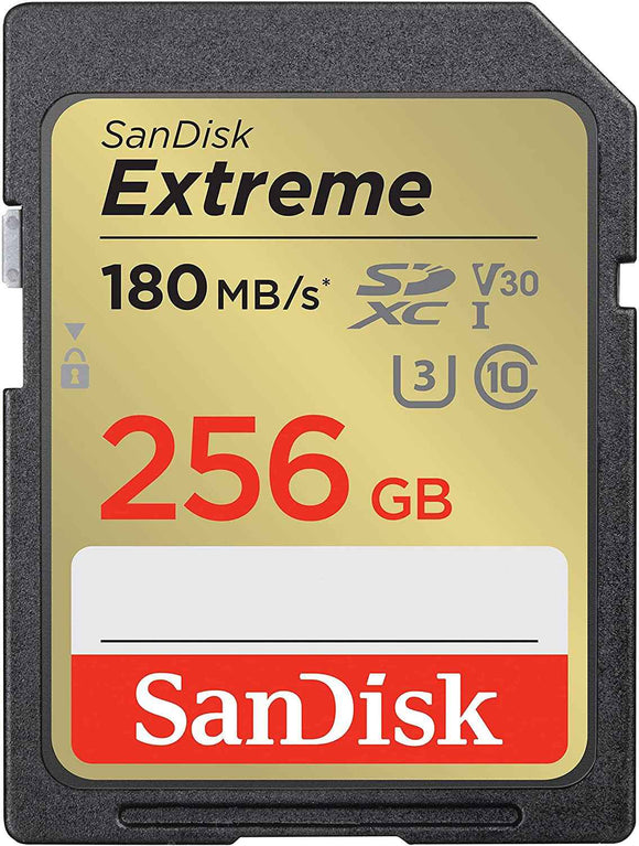 SanDisk Extreme 256 GB SDXC UHS-I Class 10