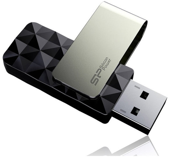 Silicon Power flash drive 16GB Blaze B30 USB 3.0, black