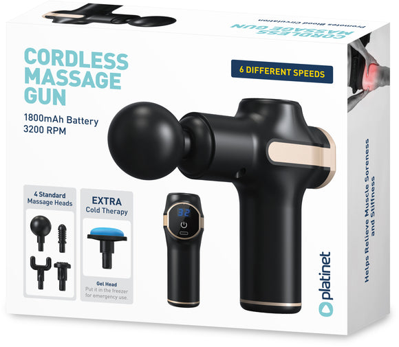 Pistolet de massage Platinet PMAS2