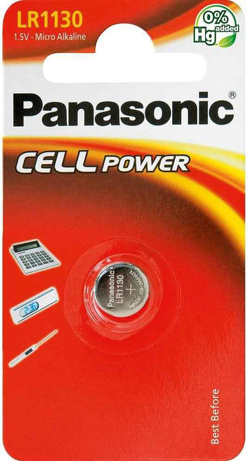 1 Panasonic LR 1130 maitinimo elementai