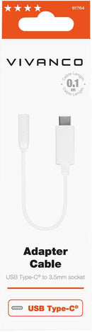 Vivanco adapter USB-C- 3,5mm 10cm (61764)