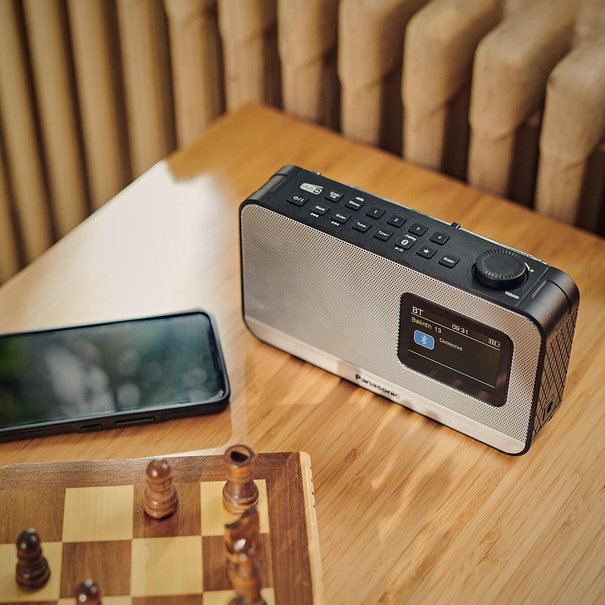 Radio Panasonic RF-D15EG FM/DAB, noire