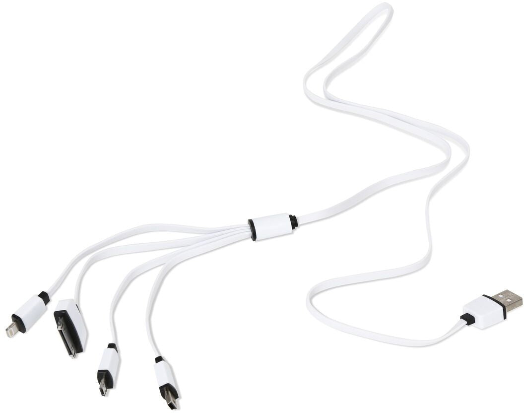 Omega cable USB - microUSB/miniUSB/Lightning/Apple 30-pin 4in1 (OUCK4WB)