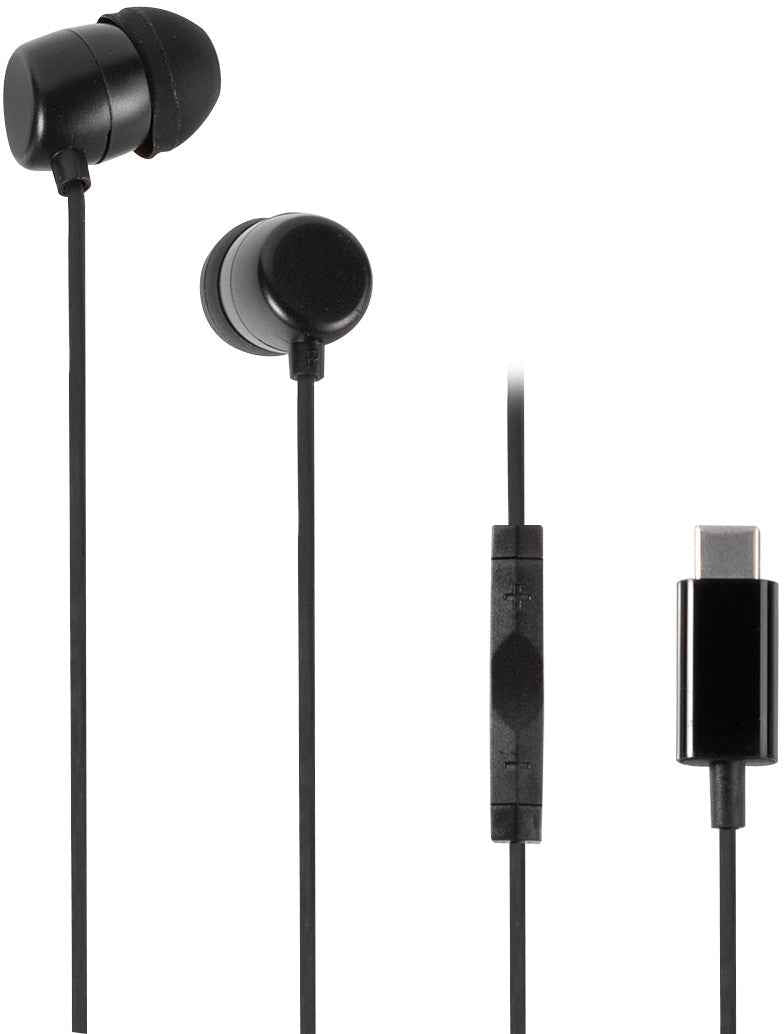 Écouteurs stéréo Vivanco USB-C, noirs (61752)