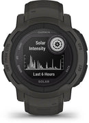 Garmin Instinct 2 Solar 2,29 cm (0,9") MIP 45 mm Numérique 176 x 176 pixels Graphite GPS (satellite)