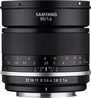 Samyang MF 85mm f/1.4 MK2 lens for Sony-3