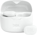 Écouteurs intra-auriculaires sans fil Bluetooth JBL Tune Buds TWS, blancs, EU