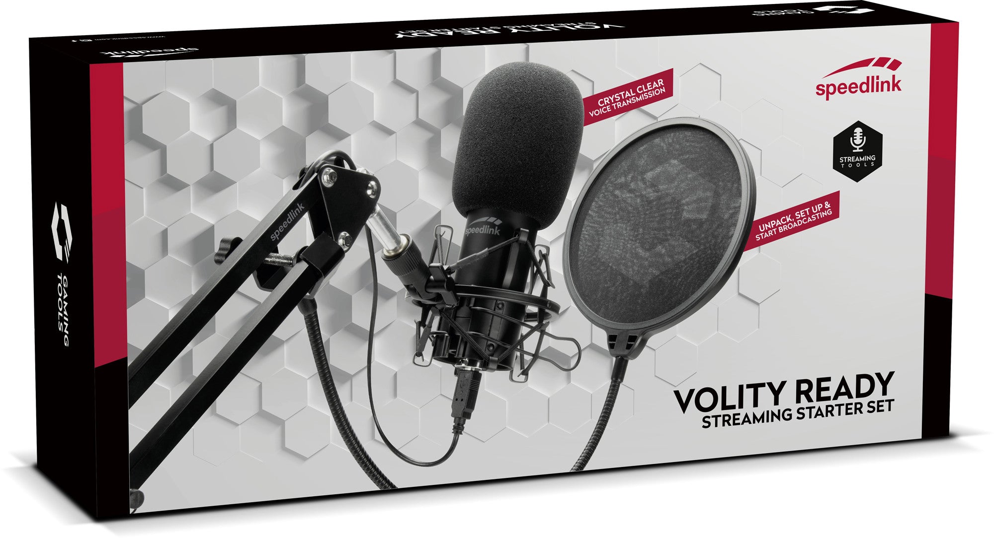Kit de démarrage pour streaming speedlink volity ready