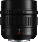 Panasonic Leica DG Summilux 12mm f/1.4 ASPH. lens, black