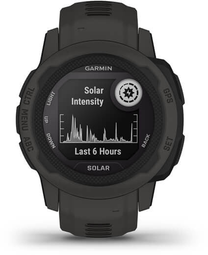 Garmin instinct 2s solar 201 cm 079" mip 40 mm numérique 156 x 156 pixels graphite gps satellite