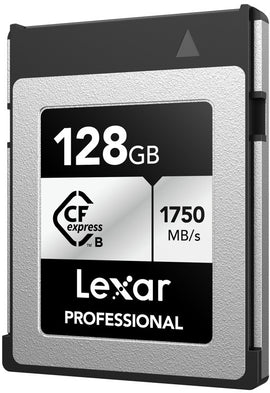Lexar memory card CFexpress Type B 128GB Professional Silver