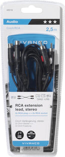 Vivanco cable 2xRCA - 2xRCA 2.5m (46018)-2