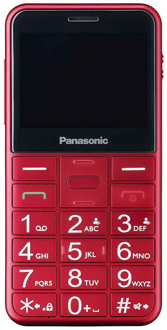 Panasonic | KX-TU155EXBN | Red | 2.4 " | TFT-LCD | microSD/microSDHC MB | Bluetooth | USB version micro USB | Built-in camera | Main camera resolution 0.3 MP