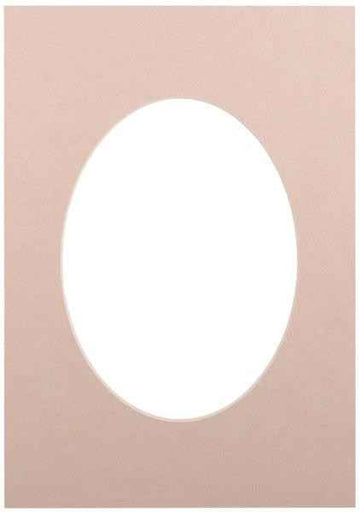Passepartout 15x21, beige oval