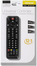 Vivanco universal remote 12in1, black (34875)