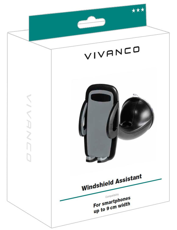 Support de téléphone de voiture Vivanco Short Assistant (61633)