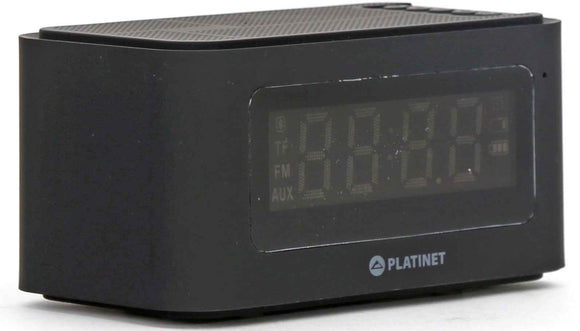 Enceinte sans fil Platinet + réveil Bluetooth 5W PMGC5B