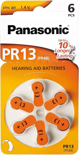 Panasonic hearing aid battery PR13L/6DC