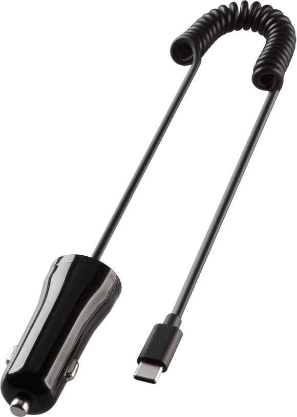 Chargeur de voiture Vivanco USB-C 12 W 1 m, noir (62785)
