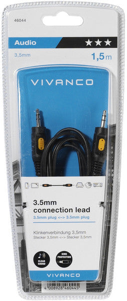 Vivanco cable 3.5mm - 3.5mm 1.5m (46044) - 0