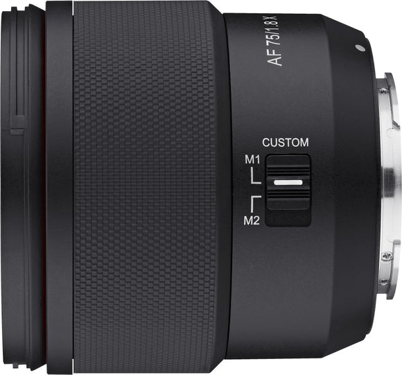 Samyang AF 75mm f/1.8 lens for Fujifilm