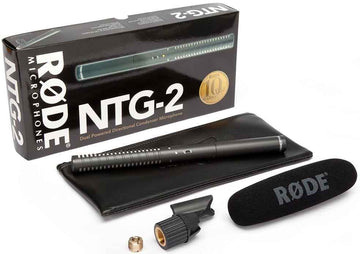 RØDE NTG-2 microphone Black Digital camcorder microphone