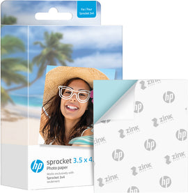HP photo paper Sprocket Zink 8.9x10.8cm 50 sheets - 0