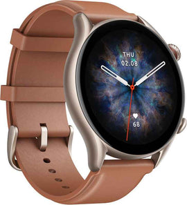 Smartwatch GTR3 Pro brązowa skóra