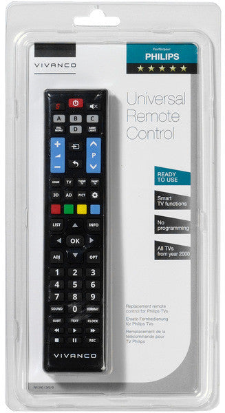 Vivanco universal remote control Philips (38018)