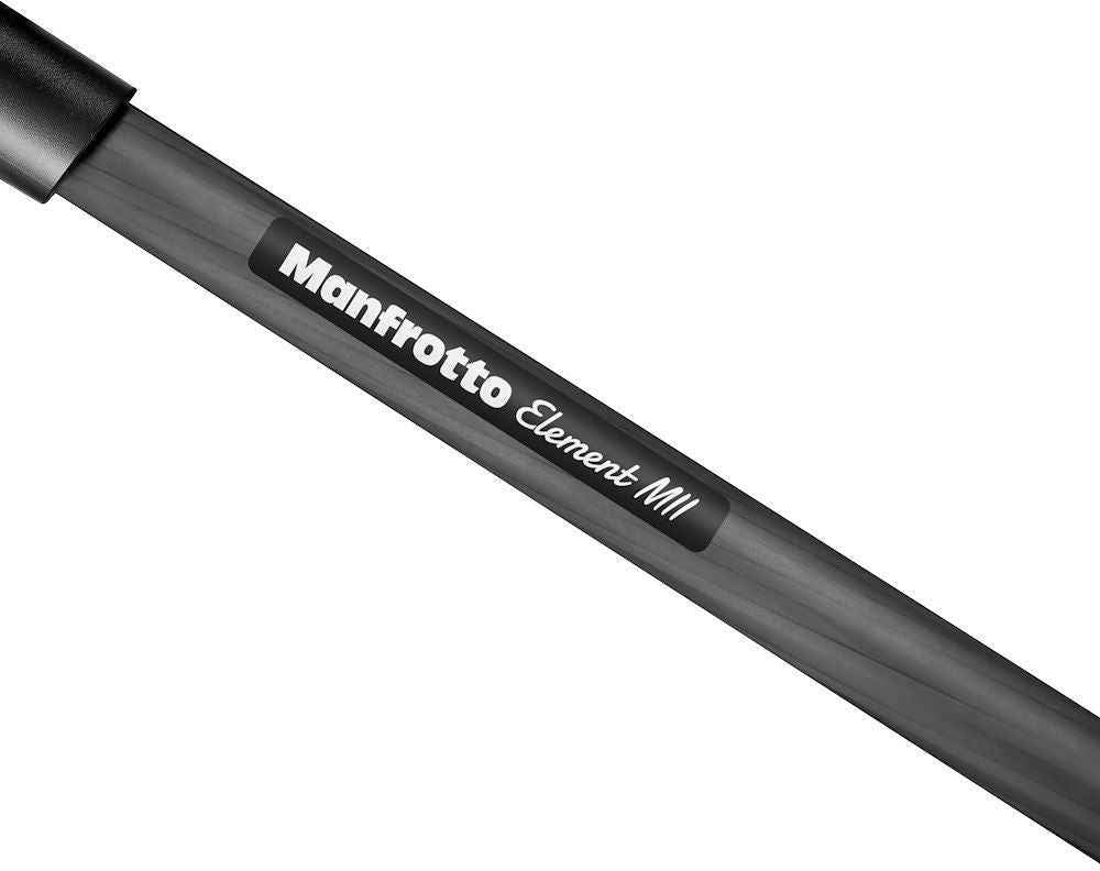 Manfrotto tripod Element MII Mobile Bluetooth Carbon MKELMII4CMB-BH, black