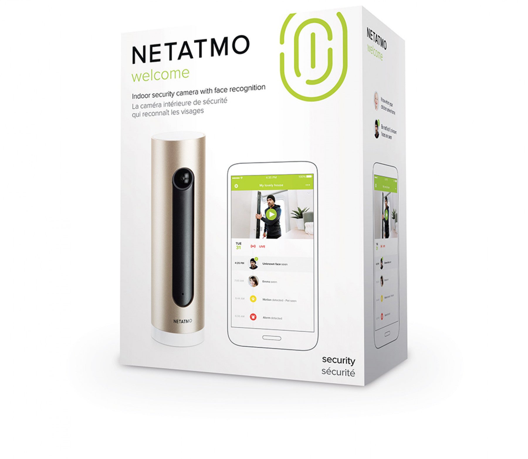 Caméra de surveillance intelligente Netatmo