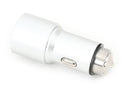 Chargeur de voiture Omega 2xUSB 2100mA Métal, argent (43344)
