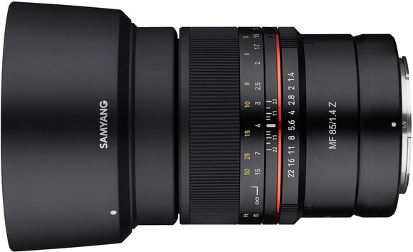 Samyang MF 85mm f/1.4 Z lens for Nikon
