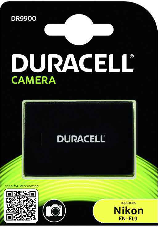 Batterie pour appareil photo Duracell - remplace la batterie Nikon EN-EL9