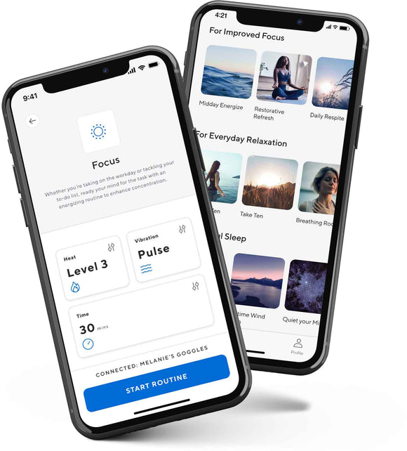 Therabody SmartGoggles massager Face Grey