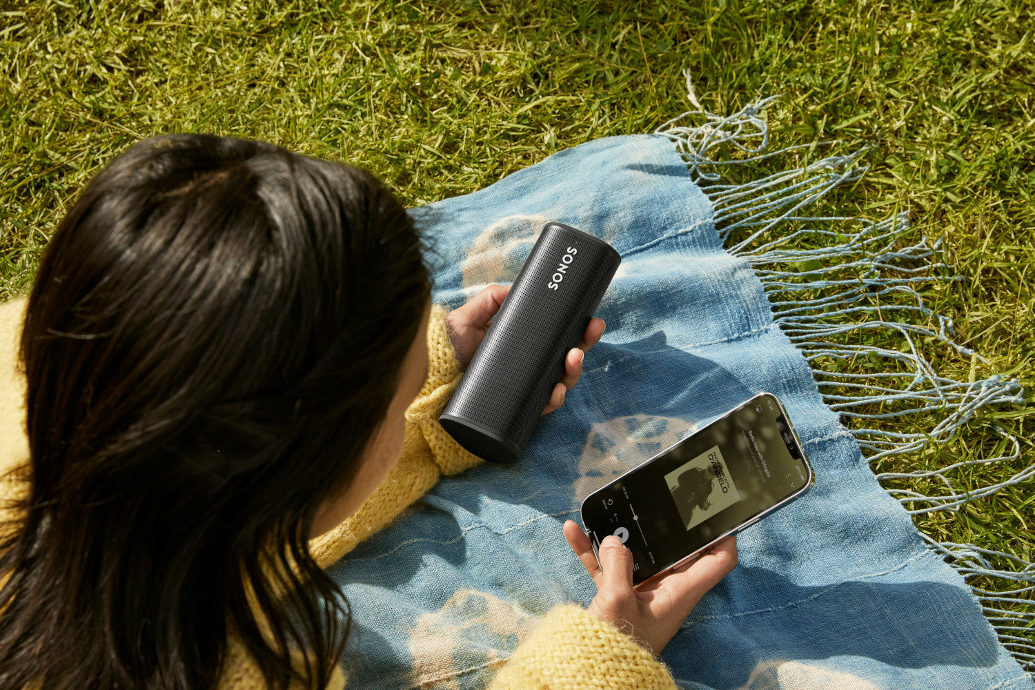 Enceinte intelligente Sonos Roam, noire