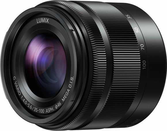 Panasonic Lumix G Vario 35-100mm f/4.0-5.6 ASPH MEGA O.I.S, black