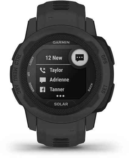 Garmin Instinct 2S Solar 2.01 cm (0.79") MIP 40 mm Digital 156 x 156 pixels Graphite GPS (satellite)
