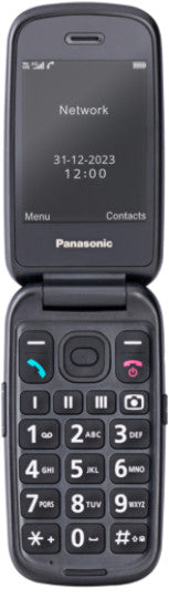 Téléphone portable pour seniors kx-tu550 4g noir