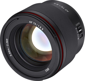 Samyang AF 75mm f/1.8 lens for Fujifilm