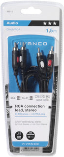 Vivanco cable 2xRCA - 2xRCA 1.5m (46012)-2