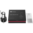 Distributeur de vin électrique à piles avec tube en acier inoxydable