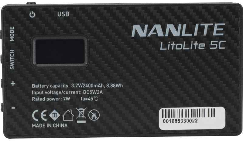 Lampe vidéo Nanlite LitoLite 5C